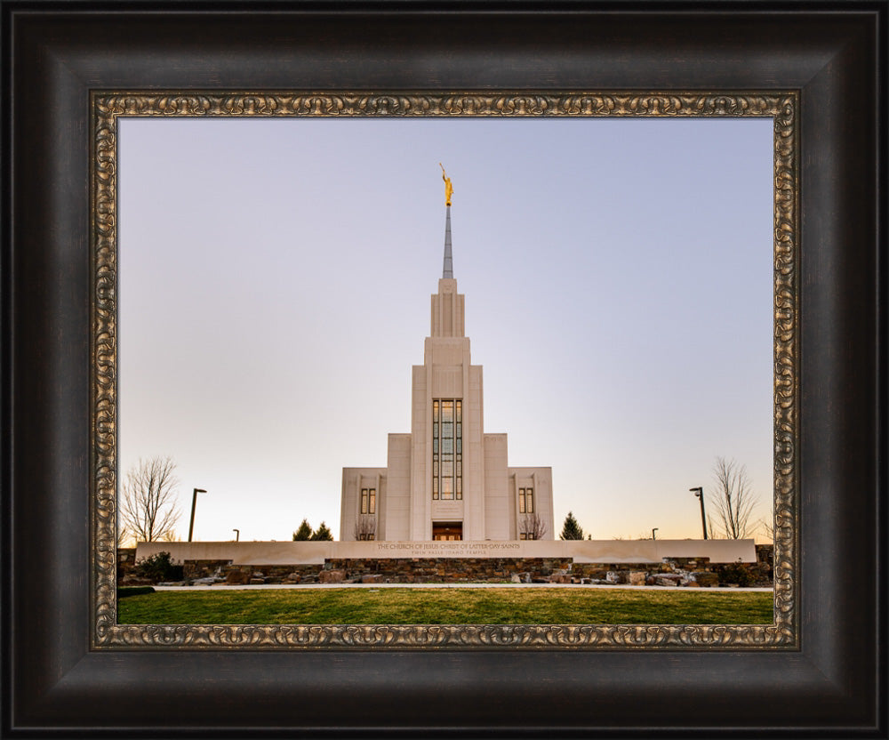 Twin Falls Temple - Temple Sign by Scott Jarvie