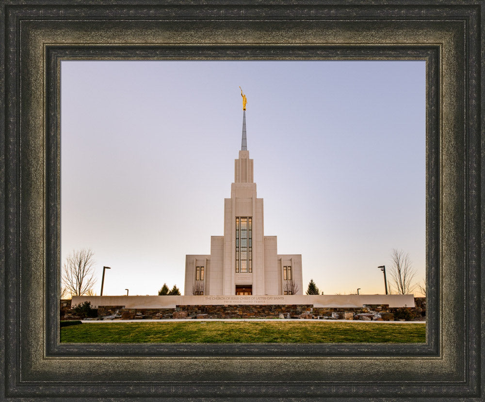 Twin Falls Temple - Temple Sign by Scott Jarvie