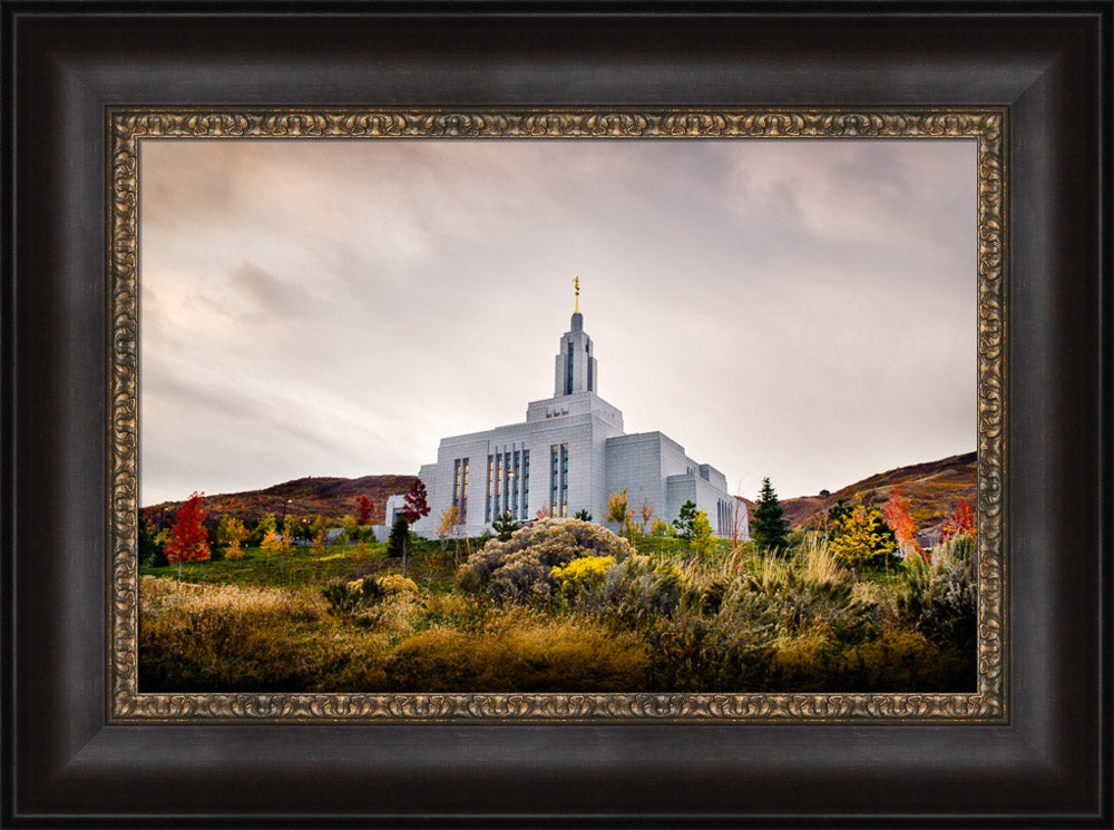 Draper Temple - Fall Hill by Scott Jarvie