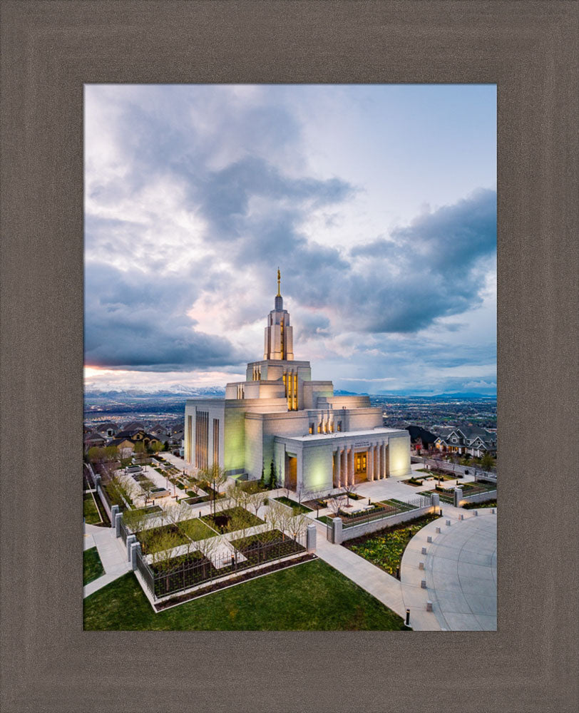 Draper Temple - A Corner View by Scott Jarvie