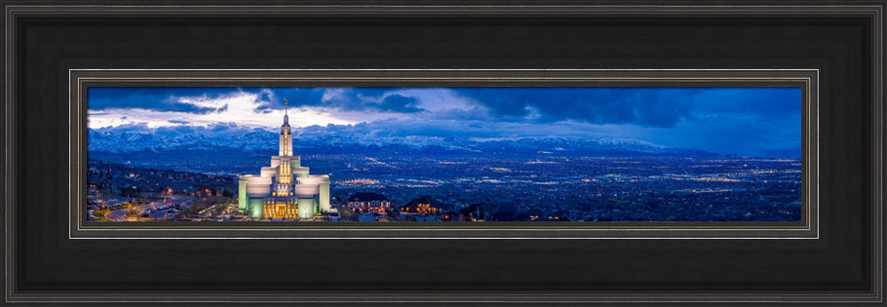 Draper Temple - Above the Fray Panorama by Scott Jarvie