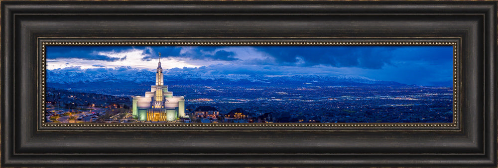 Draper Temple - Above the Fray Panorama by Scott Jarvie