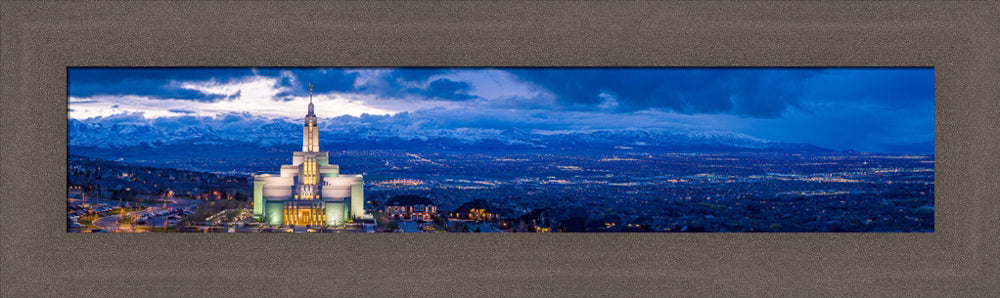 Draper Temple - Above the Fray Panorama by Scott Jarvie