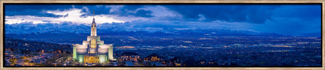 Draper Temple - Above the Fray Panorama by Scott Jarvie