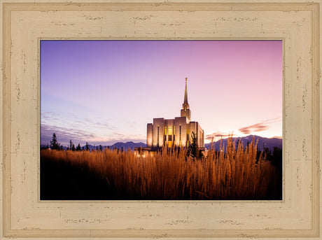 Oquirrh Mountain Temple - Morning Twilight by Scott Jarvie