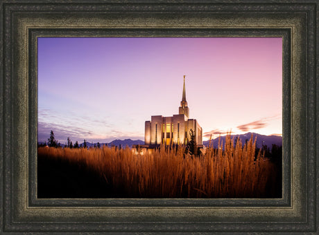 Oquirrh Mountain Temple - Morning Twilight by Scott Jarvie