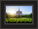 Oquirrh Mountain Temple - Sunbeams by Scott Jarvie