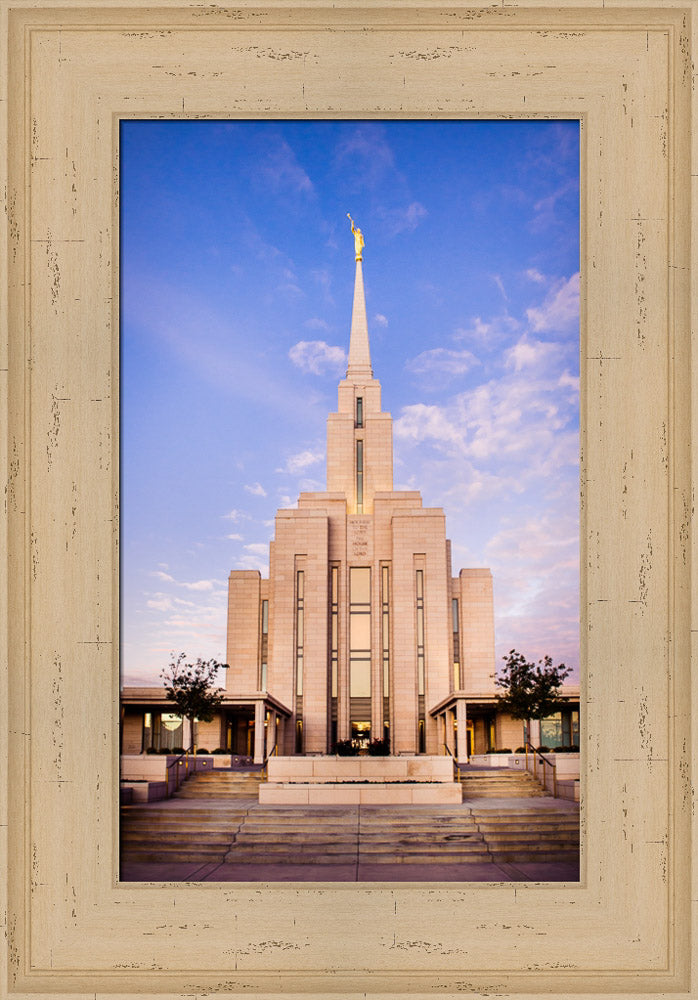 Oquirrh Mountain Temple - Steps to the Temple by Scott Jarvie