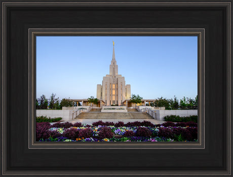 Oquirrh Mountain Temple - Garden Steps by Scott Jarvie