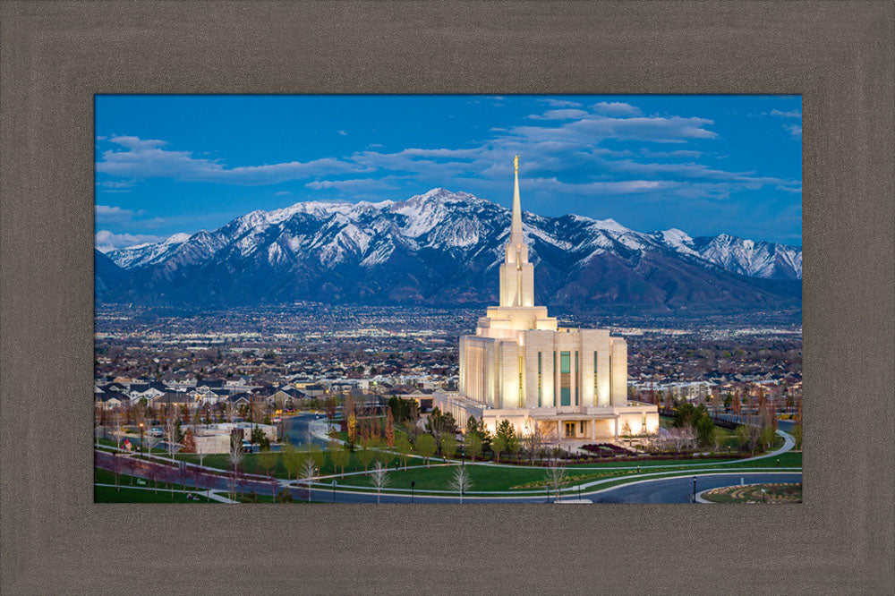 Oquirrh Mountain Temple - A Valley of Faith by Scott Jarvie