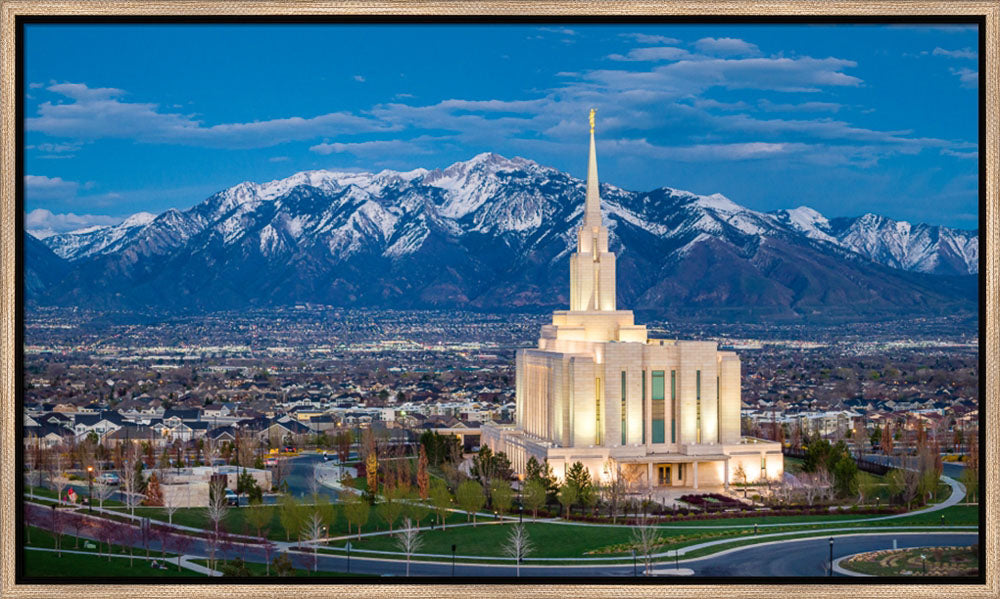 Oquirrh Mountain Temple - A Valley of Faith by Scott Jarvie