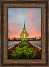 Oquirrh Mountain Temple - Garden Symmetry by Scott Jarvie