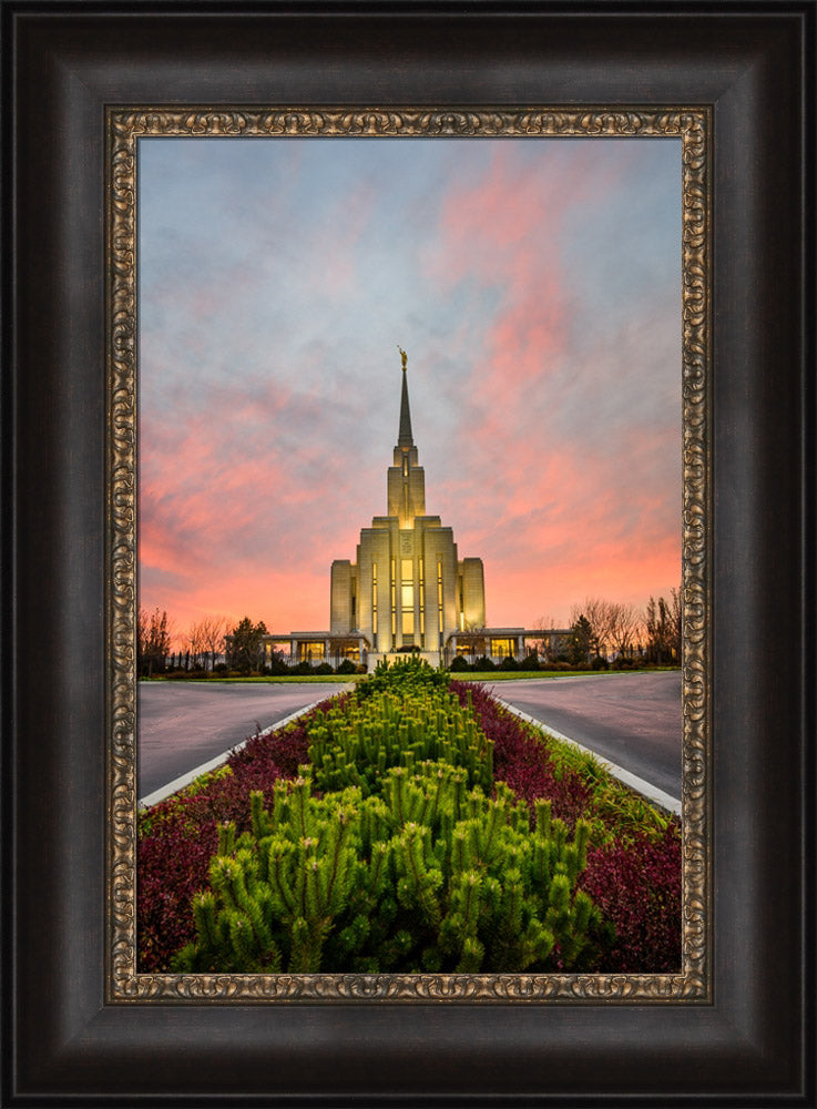 Oquirrh Mountain Temple - Garden Symmetry by Scott Jarvie