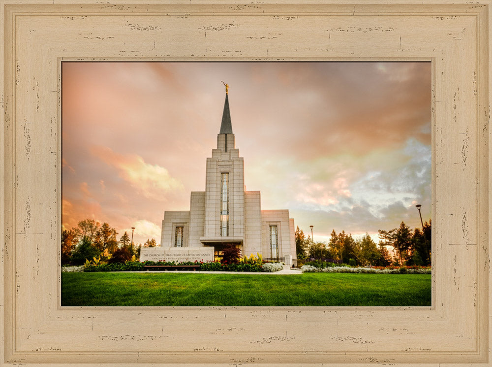 Vancouver Temple - Sunset by Scott Jarvie