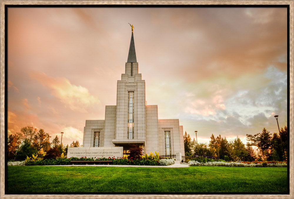 Vancouver Temple - Sunset by Scott Jarvie