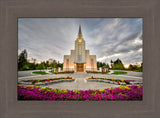 Vancouver Temple - Flowered Path by Scott Jarvie