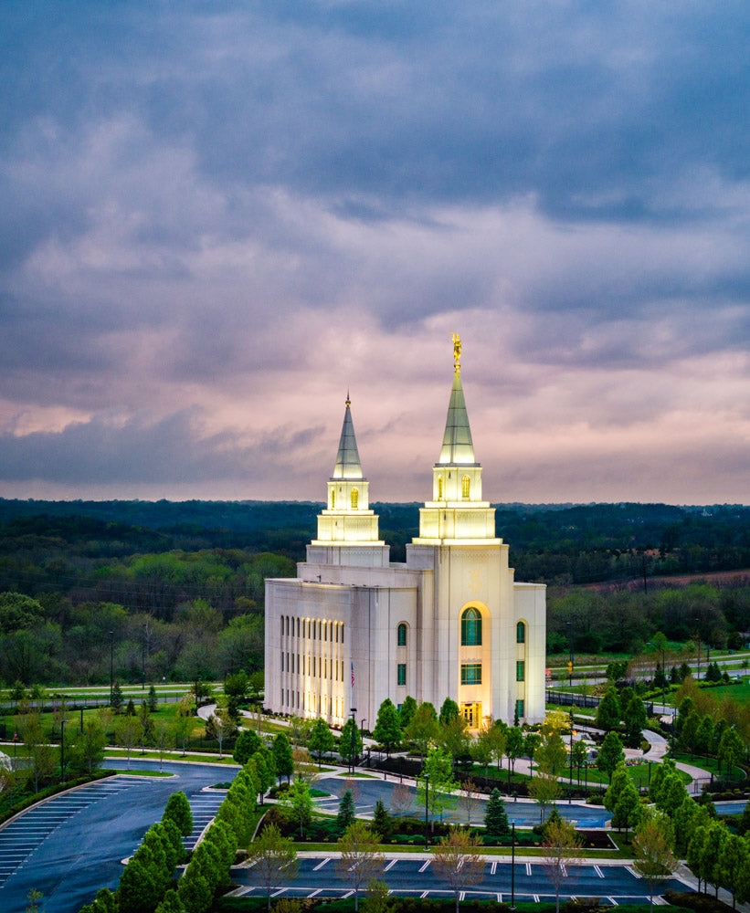 Kansas City Temple - Spring Storms by Scott Jarvie