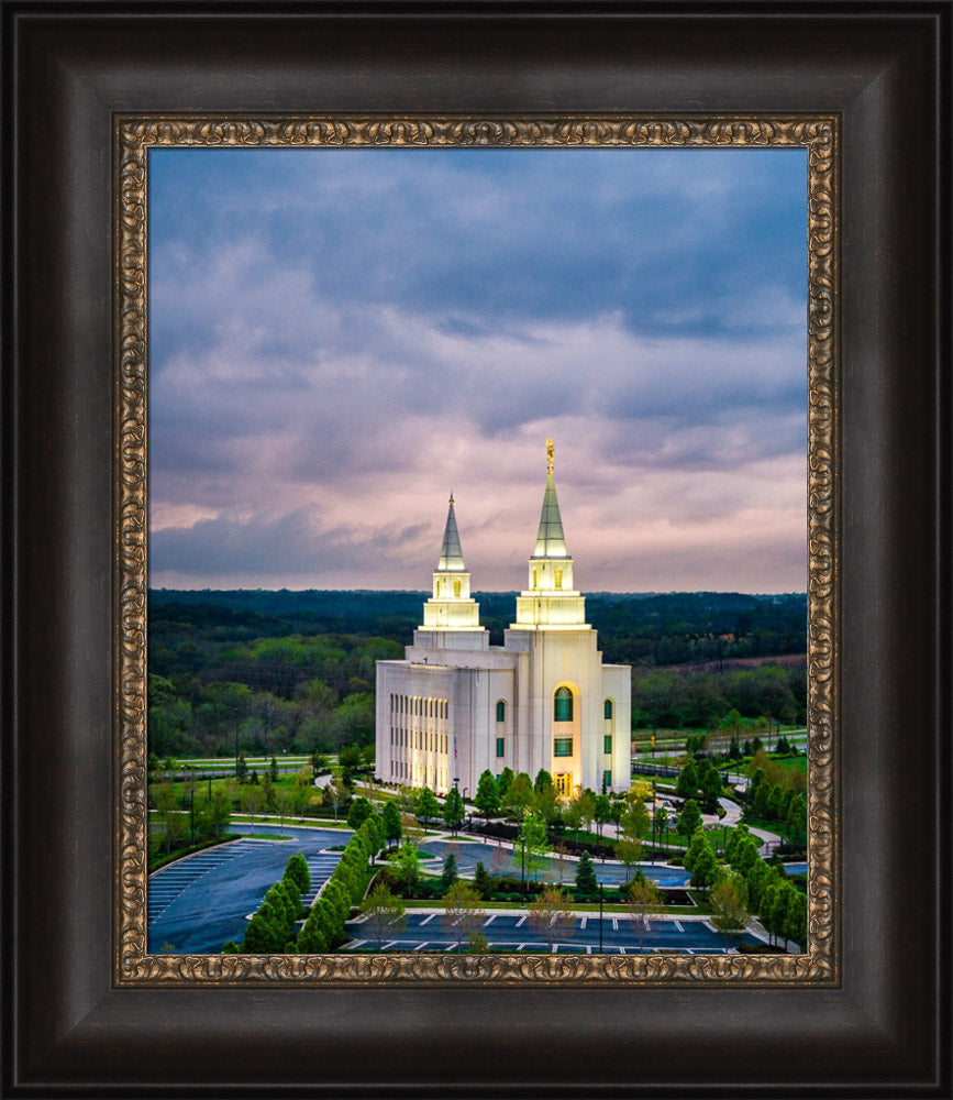 Kansas City Temple - Spring Storms by Scott Jarvie