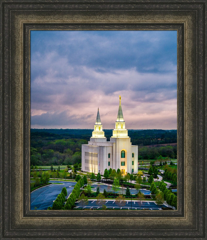 Kansas City Temple - Spring Storms by Scott Jarvie