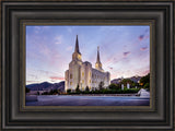 Brigham City Temple - Morning Rays by Scott Jarvie