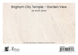 Brigham City Temple - Garden View 5x7 print