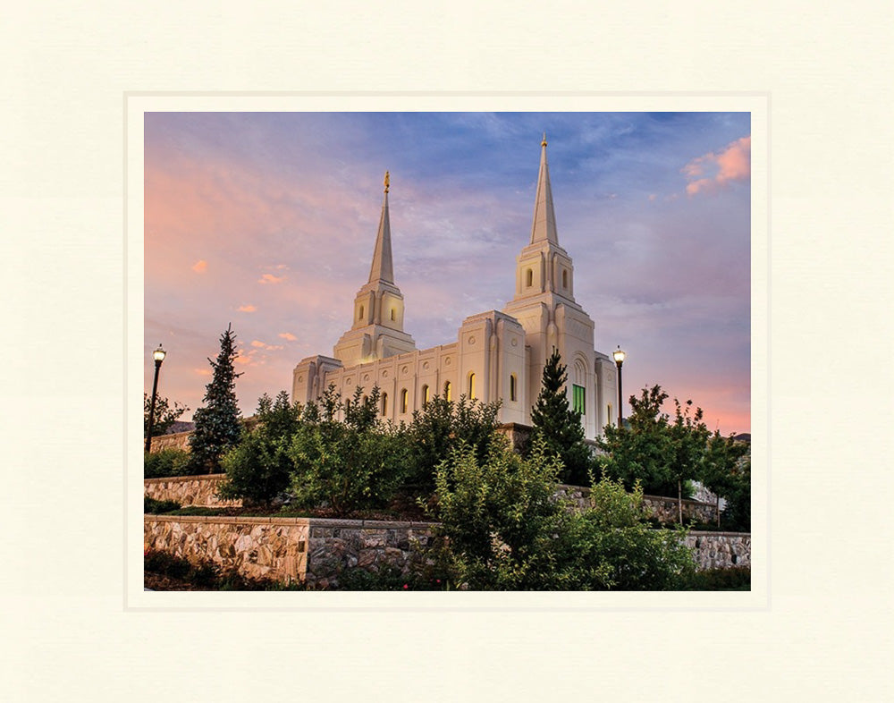 Brigham City Temple - Garden View by Scott Jarvie