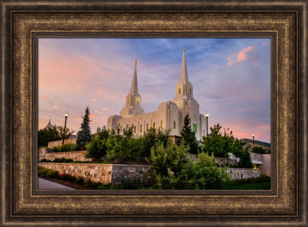 Brigham City Temple - Garden View by Scott Jarvie