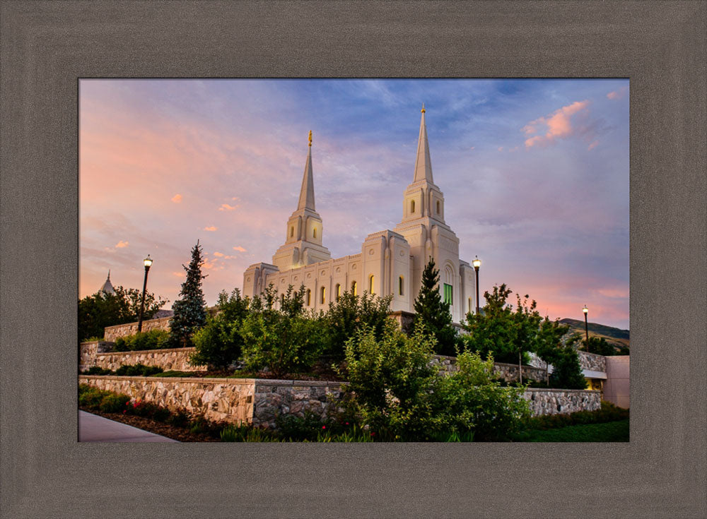 Brigham City Temple - Garden View by Scott Jarvie