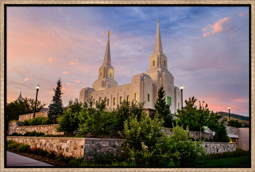 Brigham City Temple - Garden View by Scott Jarvie