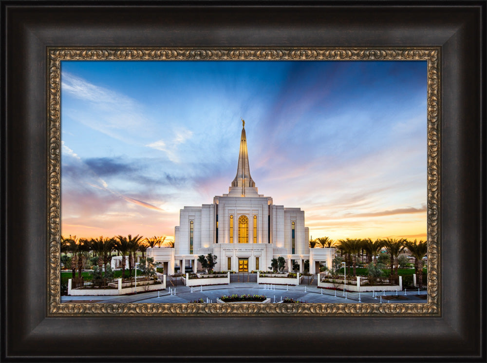 Gilbert Temple - Bright Sunset by Scott Jarvie