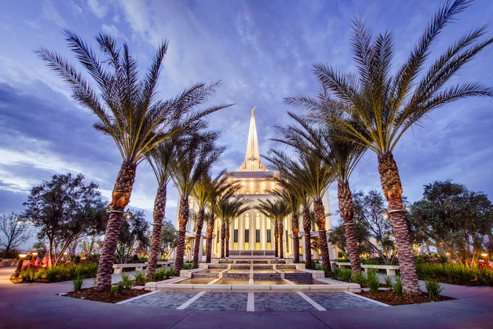 Gilbert Temple - Palms by Scott Jarvie