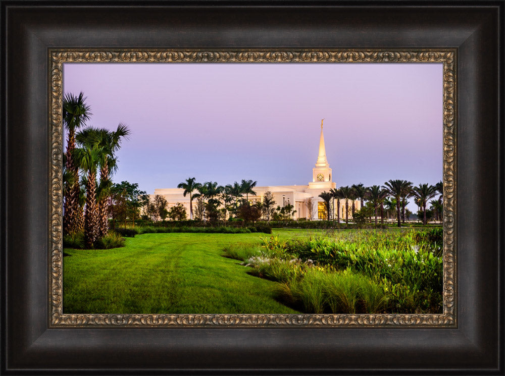 Fort Lauderdale Temple - Palm Trees by Scott Jarvie