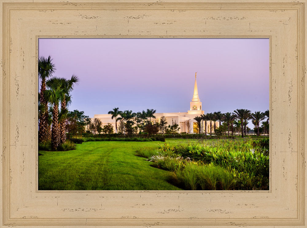 Fort Lauderdale Temple - Palm Trees by Scott Jarvie