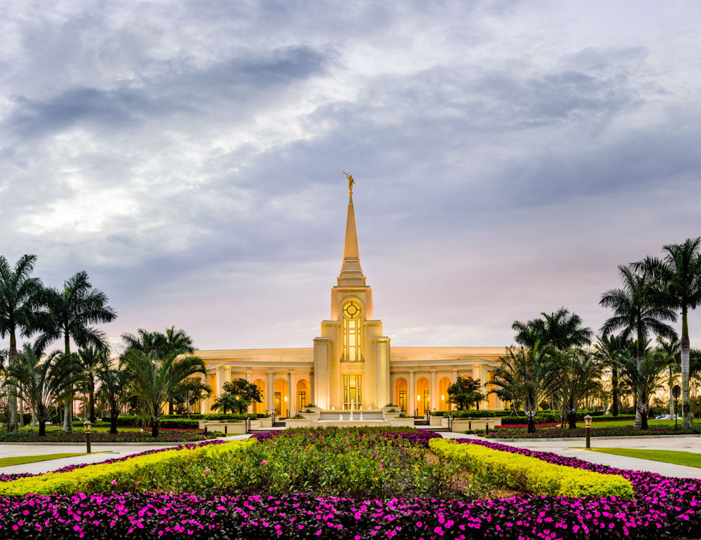 Fort Lauderdale Temple - Temple Entrance by Scott Jarvie