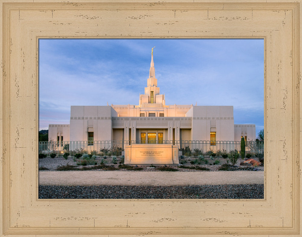 Phoenix Temple - Sign by Scott Jarvie