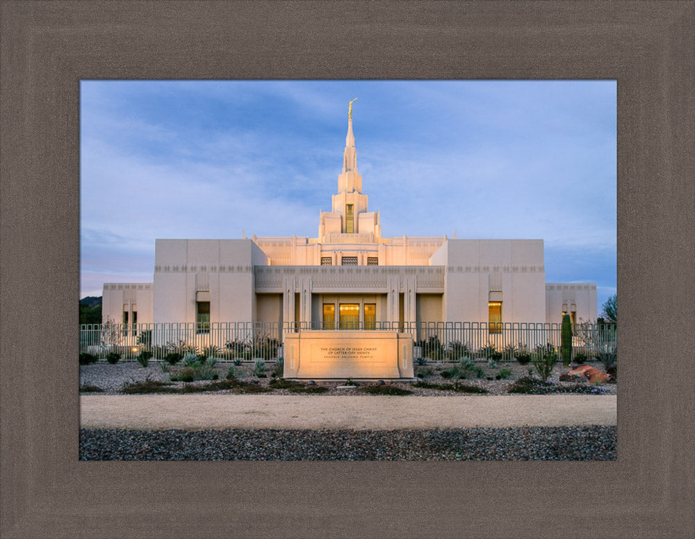 Phoenix Temple - Sign by Scott Jarvie