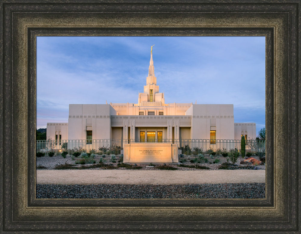 Phoenix Temple - Sign by Scott Jarvie