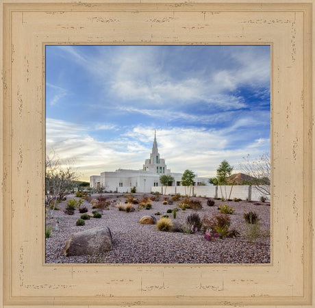 Phoenix Temple - Desert Scene by Scott Jarvie