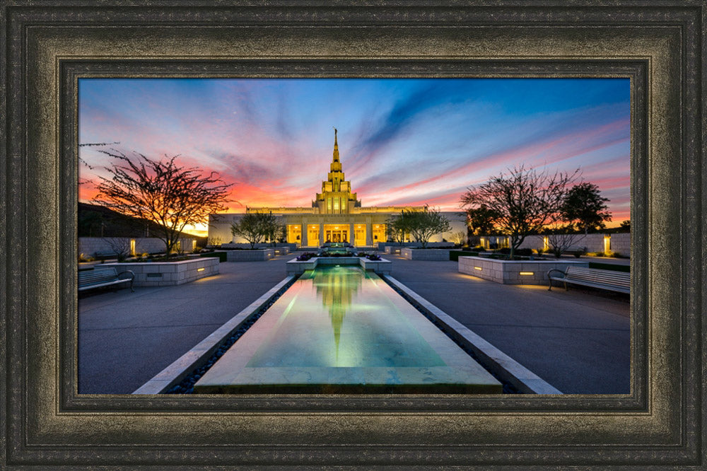 Phoenix Temple - Sunset by Scott Jarvie