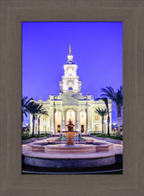 Tijuana Temple - Fountains in Blue by Scott Jarvie