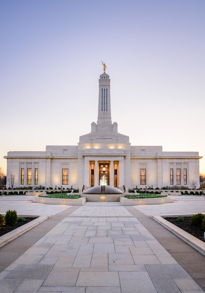 Indianapolis Temple - The Way to the Temple by Scott Jarvie