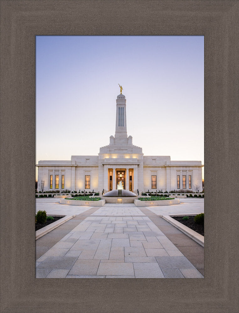 Indianapolis Temple - The Way to the Temple by Scott Jarvie