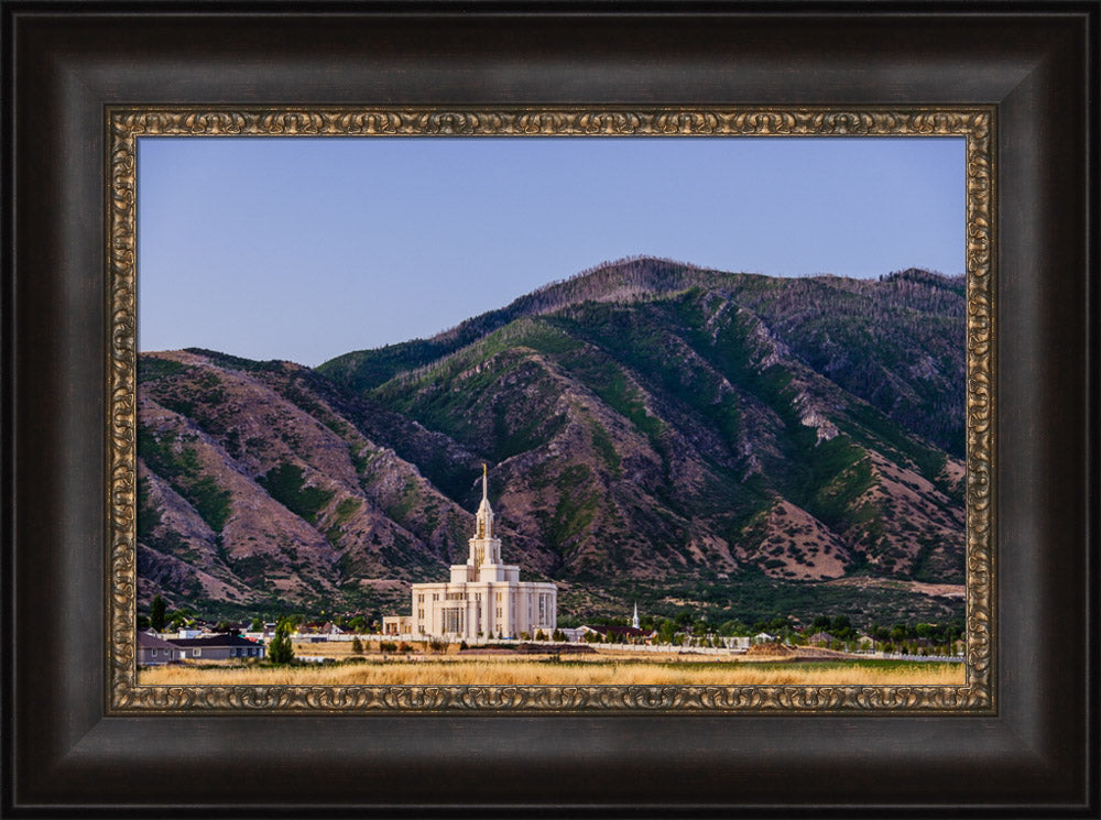 Payson Temple - Mountain View by Scott Jarvie