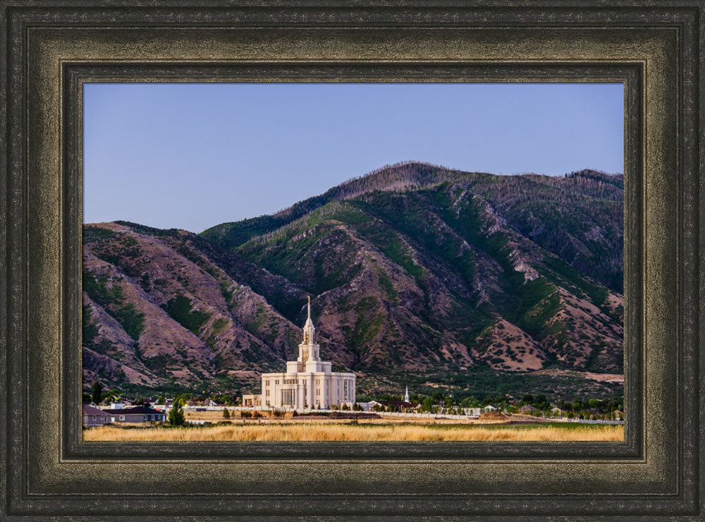 Payson Temple - Mountain View by Scott Jarvie