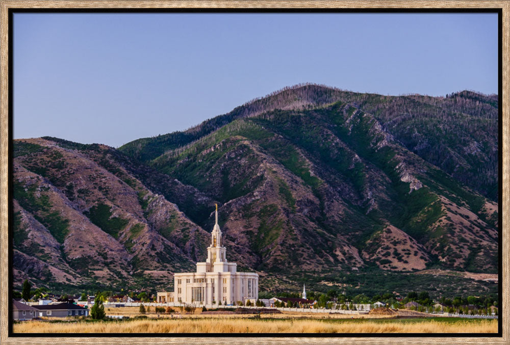 Payson Temple - Mountain View by Scott Jarvie