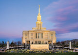 Payson Temple - Sunrise Front by Scott Jarvie