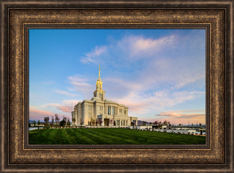 Payson Temple - Sunrise Corner by Scott Jarvie