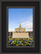 Payson Temple - Signs and Flowers by Scott Jarvie