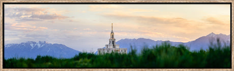 Payson Temple - Mountain Panorama by Scott Jarvie