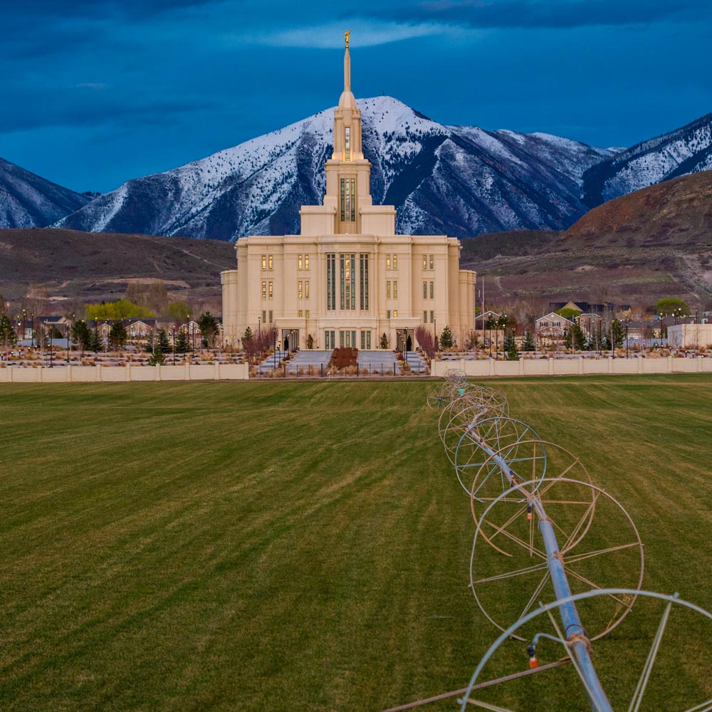 Payson Temple - The Farmers Temple by Scott Jarvie
